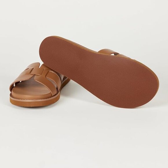 The Drop NIB Women's Mila Side Sandals (Mocha) Size 10 - Picture 3 of 3